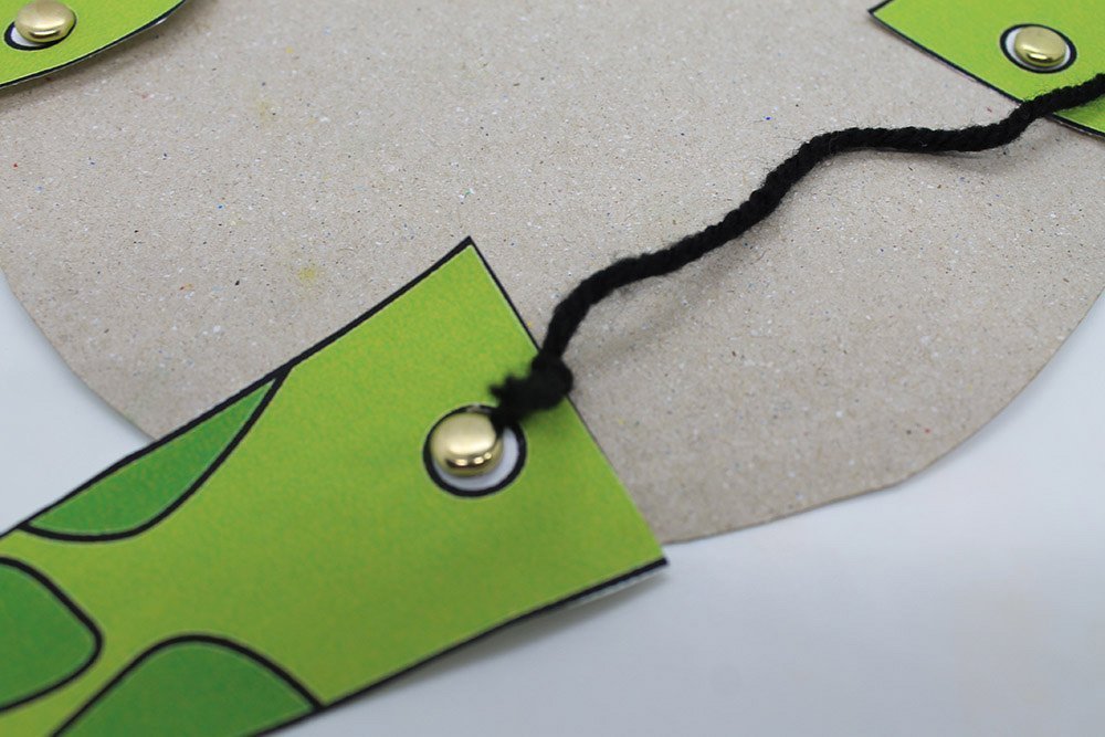 How to Make a Paper Plate Turtle - Step 35