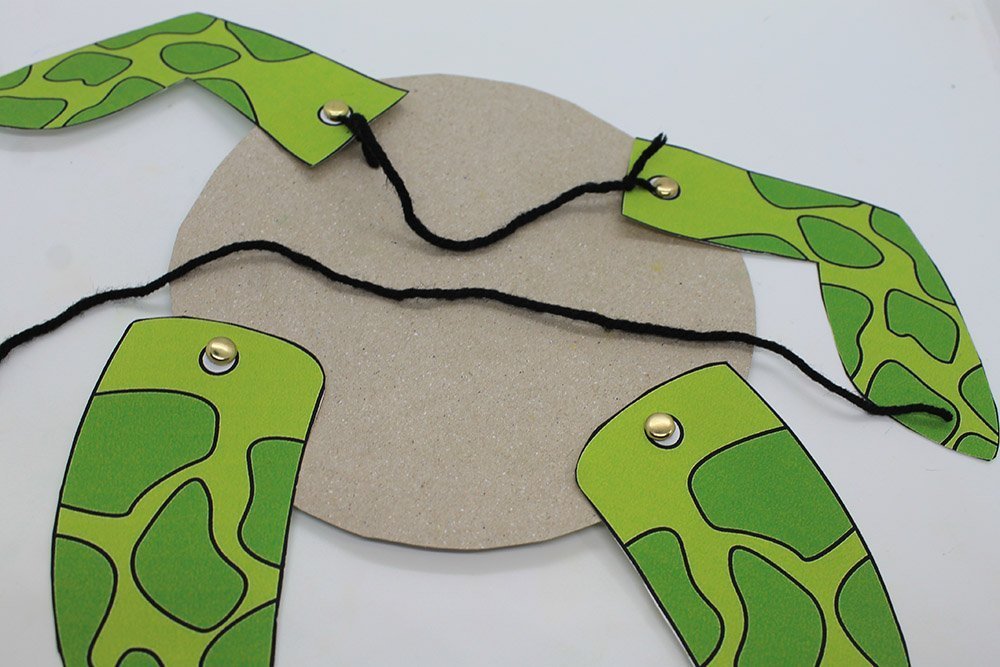 How to Make a Paper Plate Turtle - Step 38
