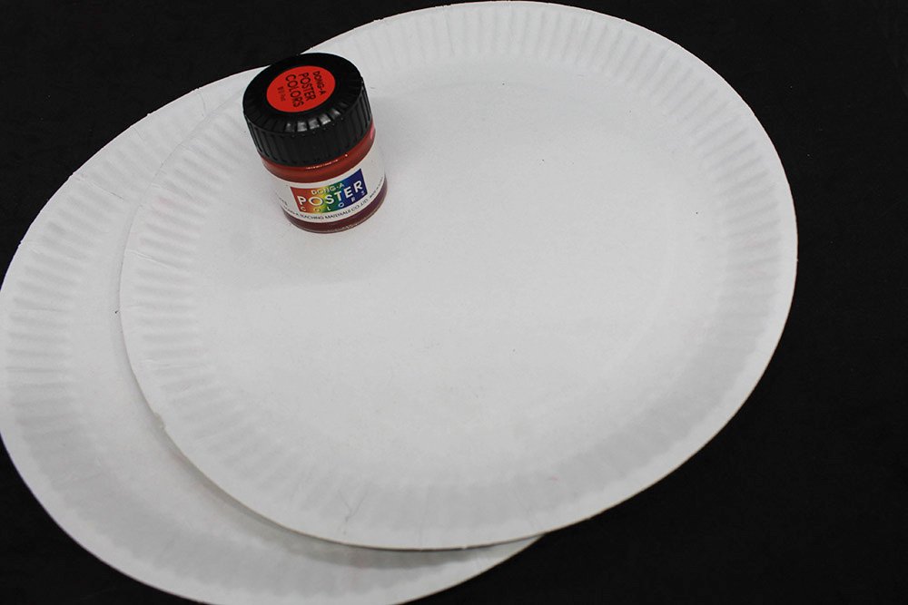 How to fold a Paper Plate Apple - Step 5