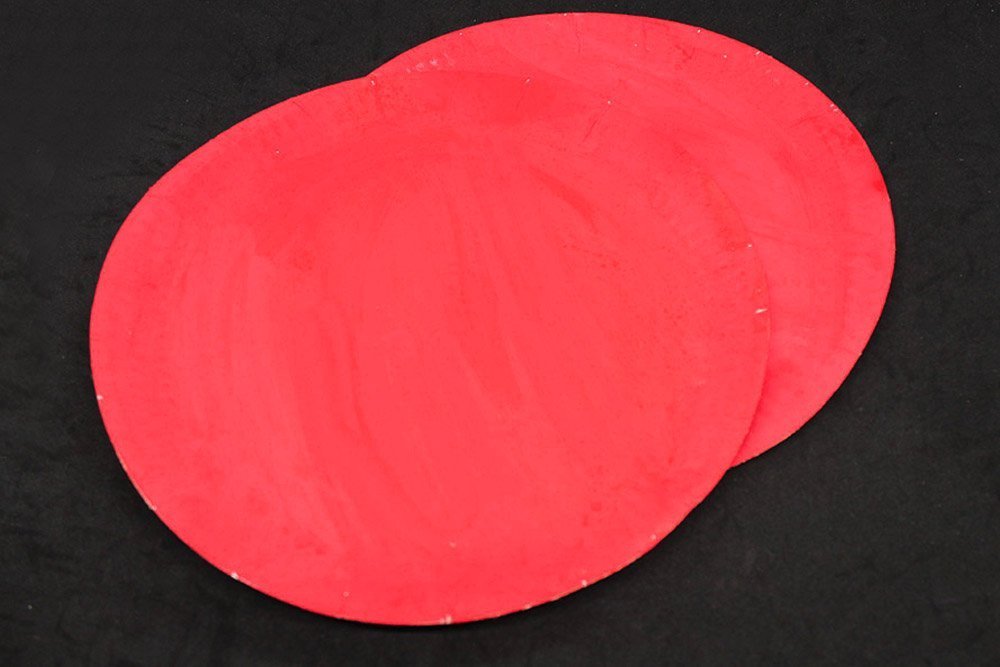 How to fold a Paper Plate Apple - Step 6