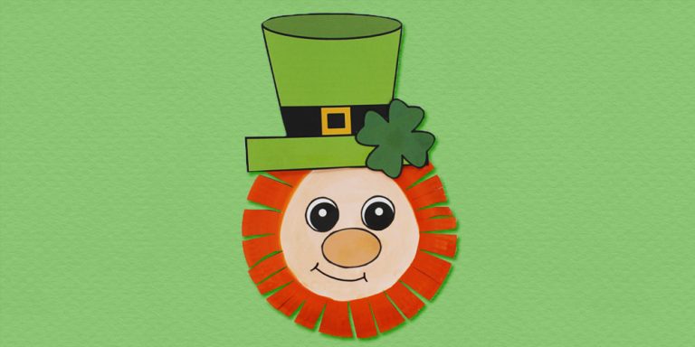 Cute Paper Plate Leprechaun Craft