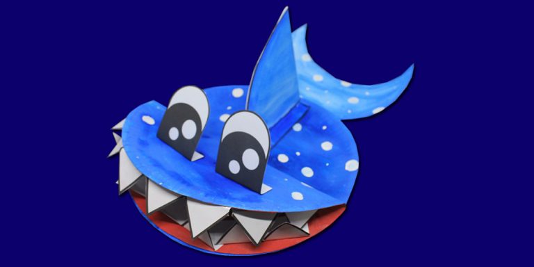 Hungry Paper Plate Shark Craft