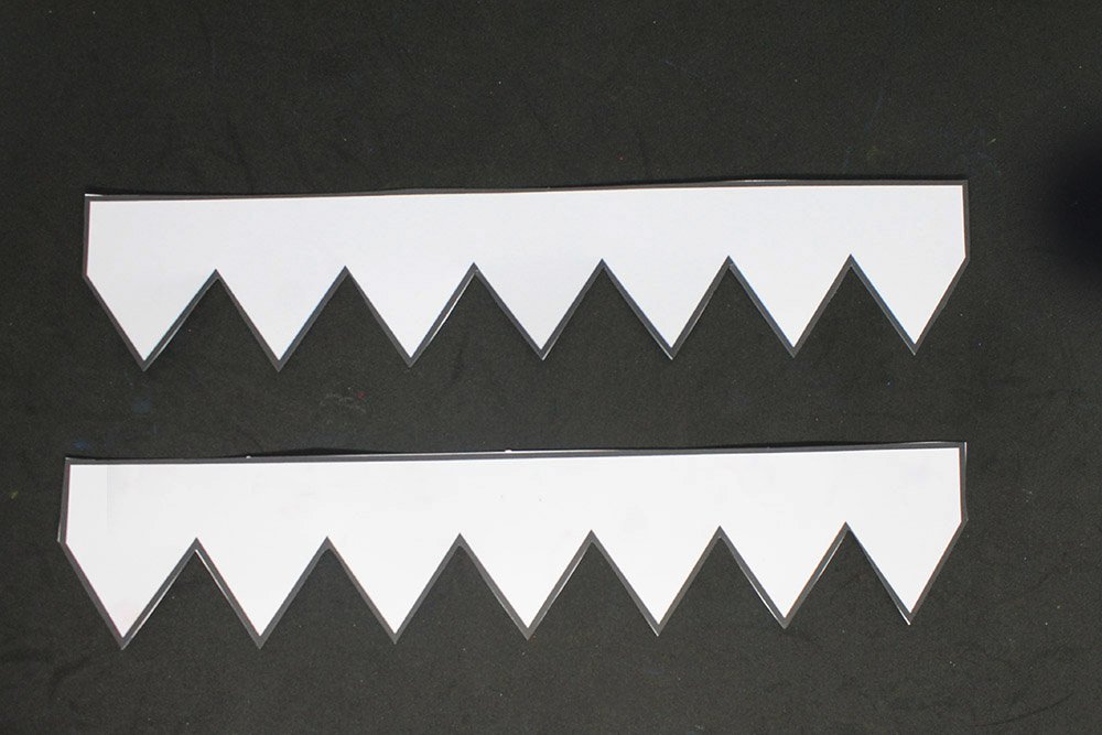 How To Make a Paper Plate Shark - Step 17