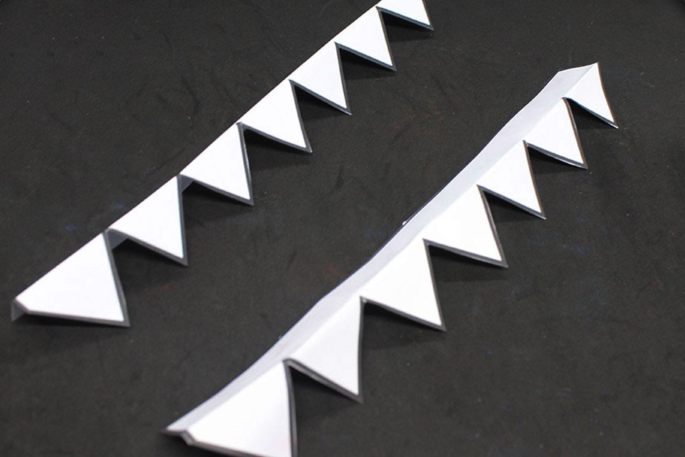 How To Make a Paper Plate Shark - Step 18