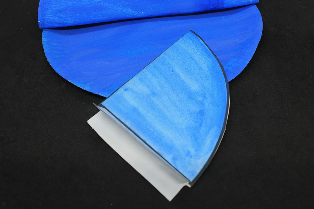 How To Make a Paper Plate Shark - Step 32