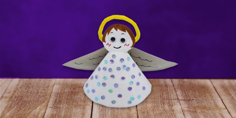 Create A 3D Paper Plate Angel