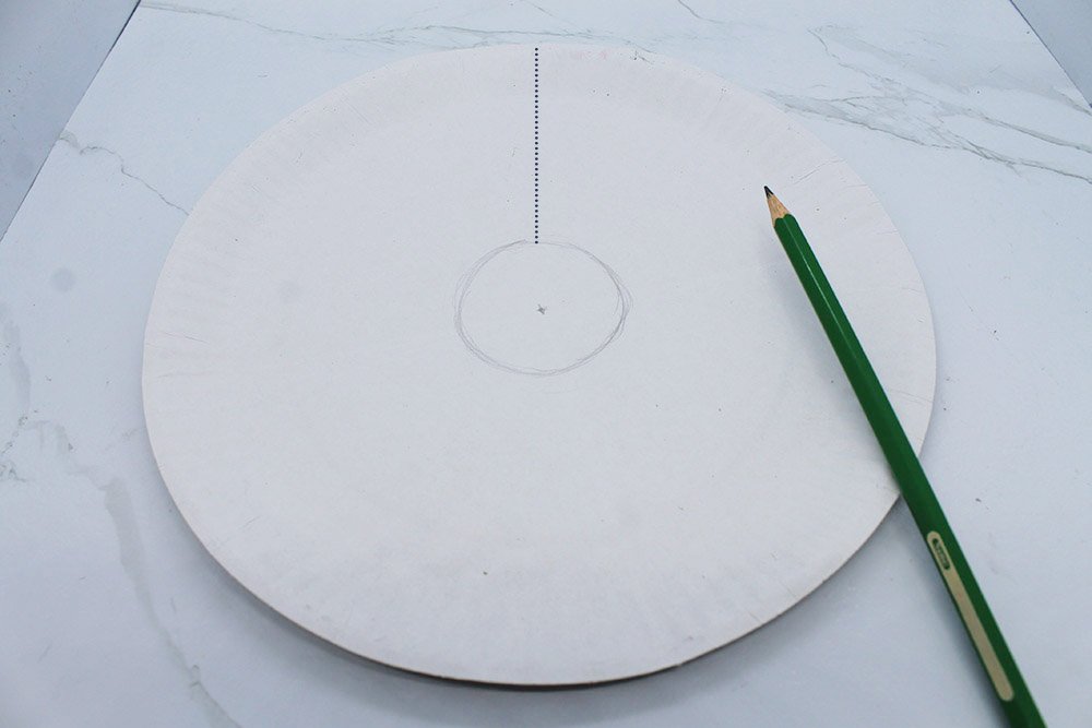 How to Make a Paper Plate Angel - Step 2