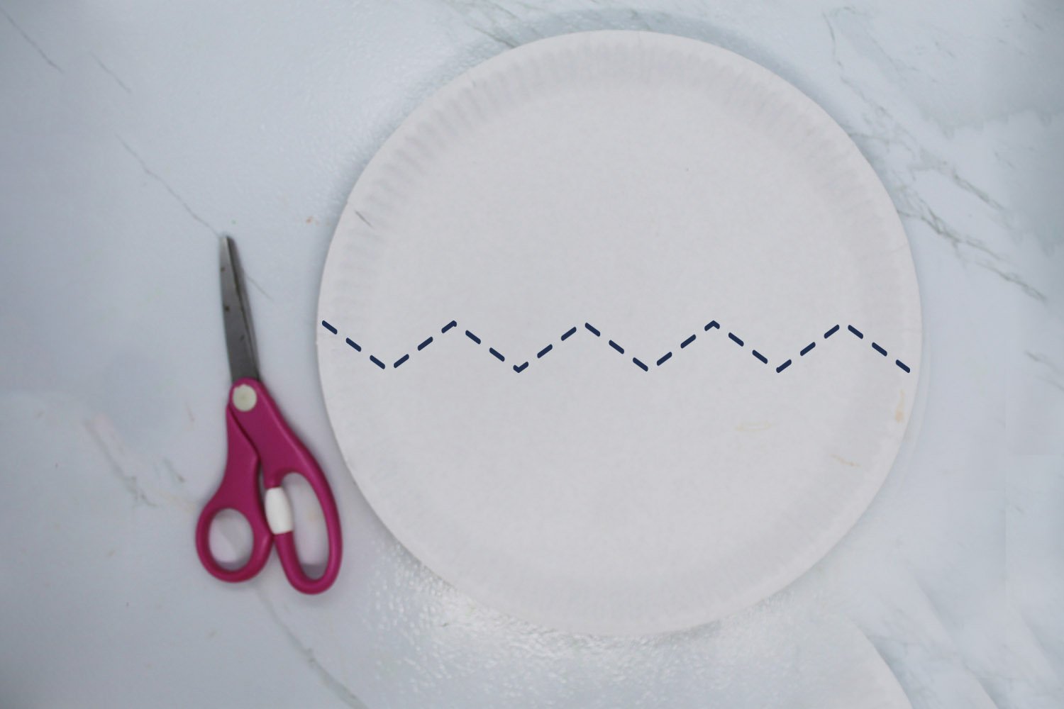 How to Make a Paper Plate Bat - Step 8