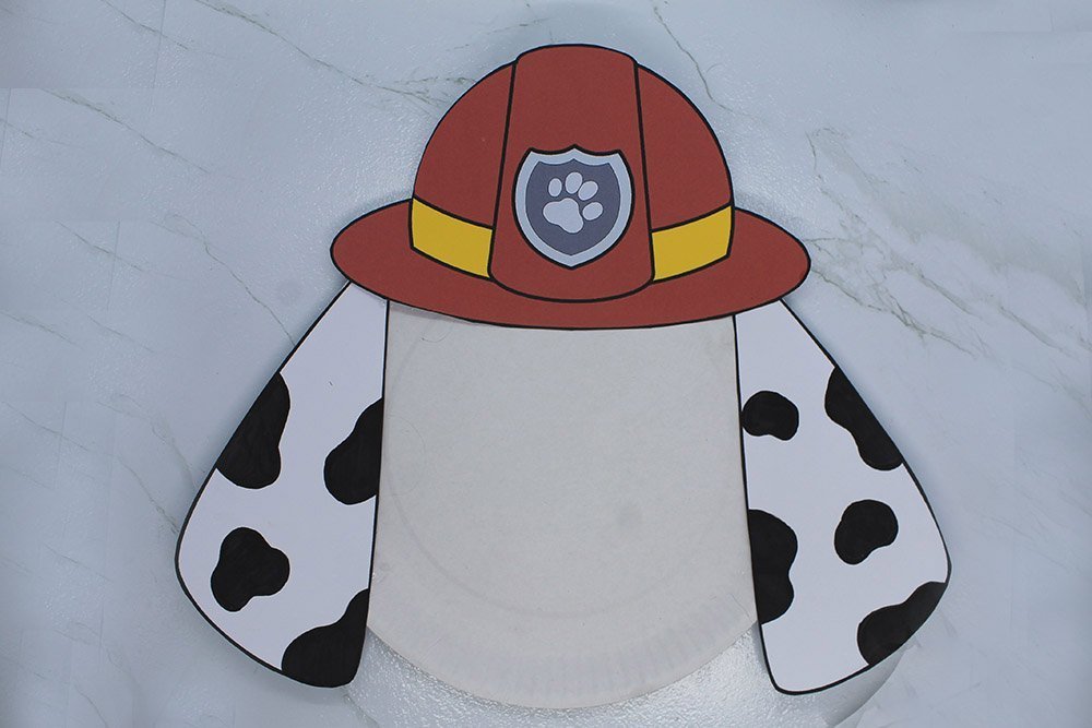 How to Make a Paper Plate Dog -Step 12