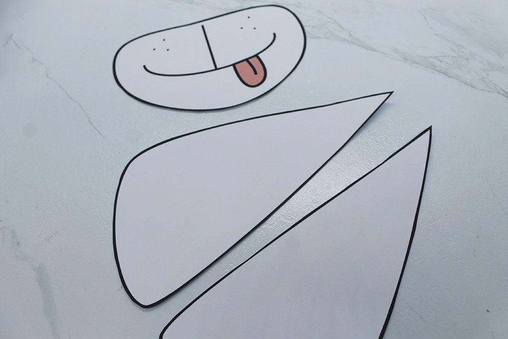 How to Make a Paper Plate Dog -Step 4