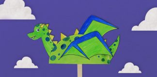 How to Make a Paper Plate Dragon - Featured Image