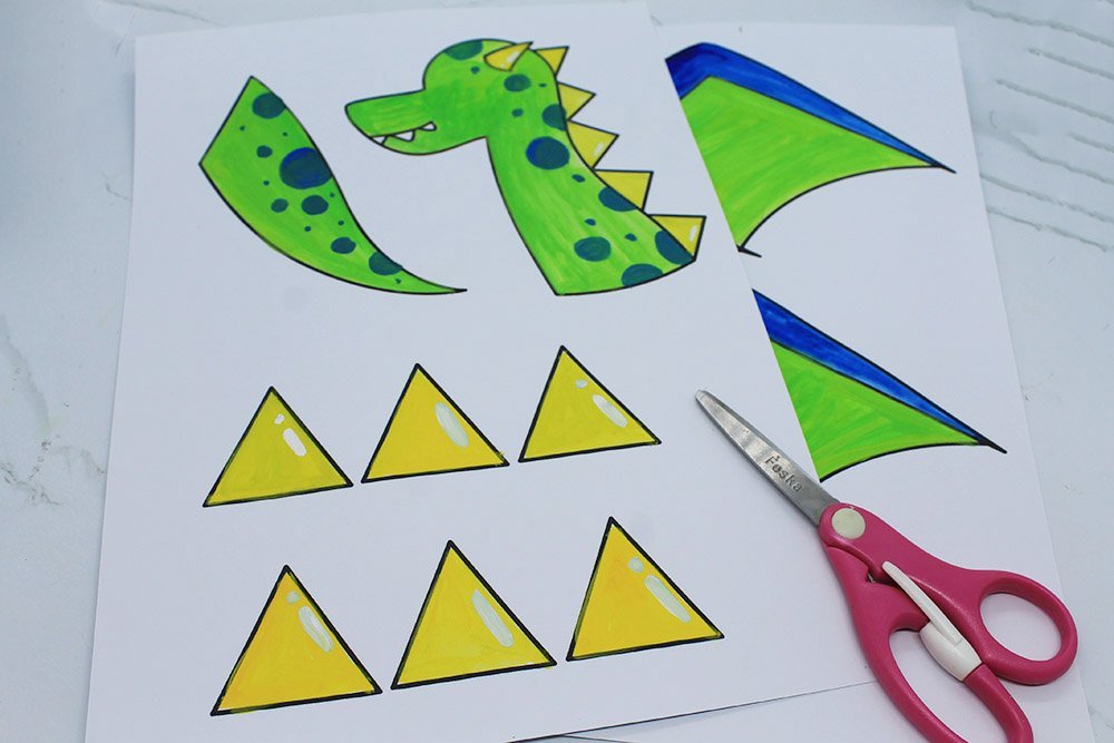 How to Make a Paper Plate Dragon - Step 11
