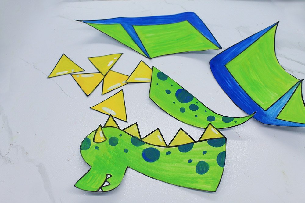 How to Make a Paper Plate Dragon - Step 12