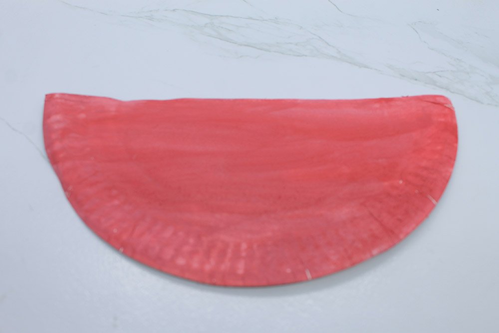 How to Make a Paper Plate Flamingo - Step 16