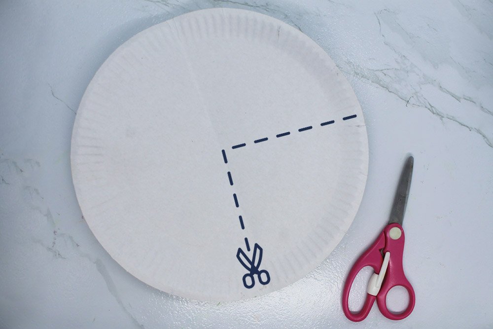 How to Make a Paper Plate Fox - Step 6