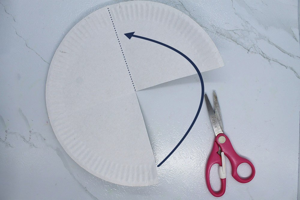 How to Make a Paper Plate Fox - Step 7
