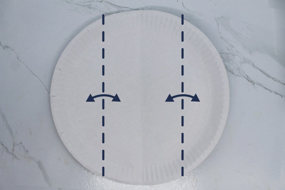 How to Make a Paper Plate Frankenstein - Step 2