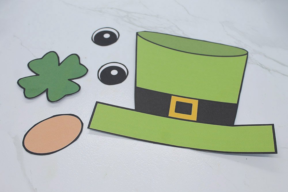 How to Make a Paper Plate Leprechaun - Step 7