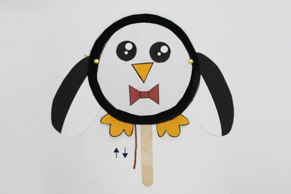 How to Make a Paper Plate Penguin - Finish