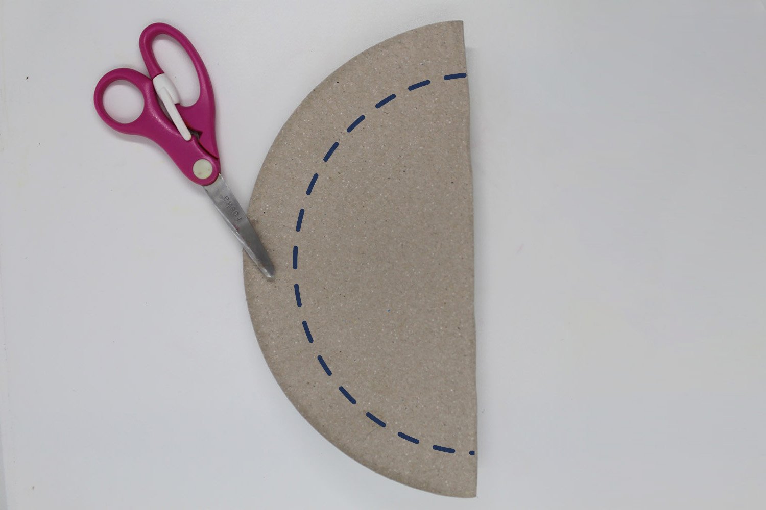 How to Make a Paper Plate Penguin - Step 2