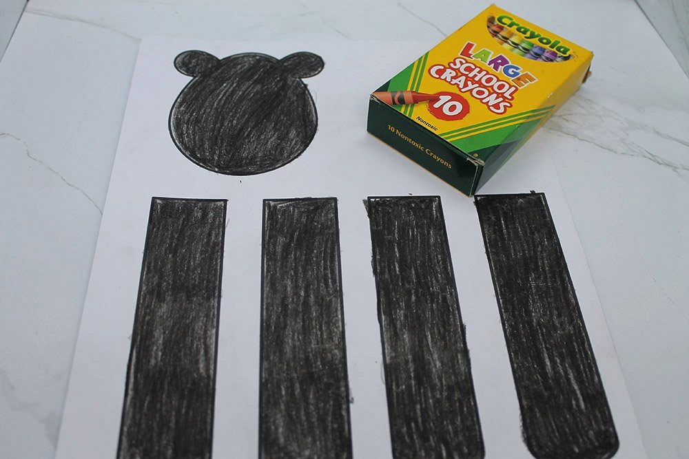How to Make a Paper Plate Sheep - Step 2