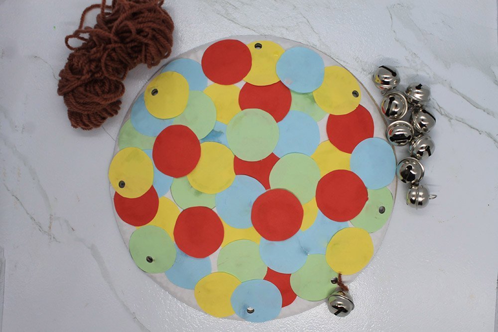How to Make a Paper Plate Tambourine - Step 21