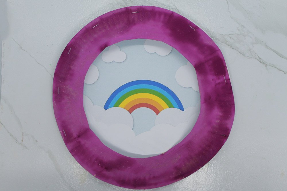 How to Make a Paper Plate Unicorn -Step 16