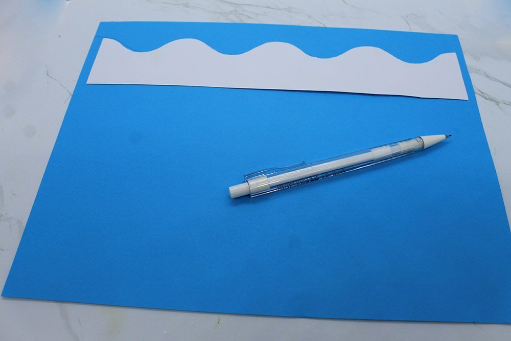 How to Make a Paper Plate Whale - Step 11