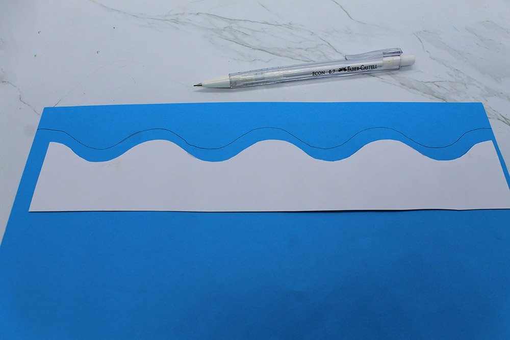 How to Make a Paper Plate Whale - Step 12