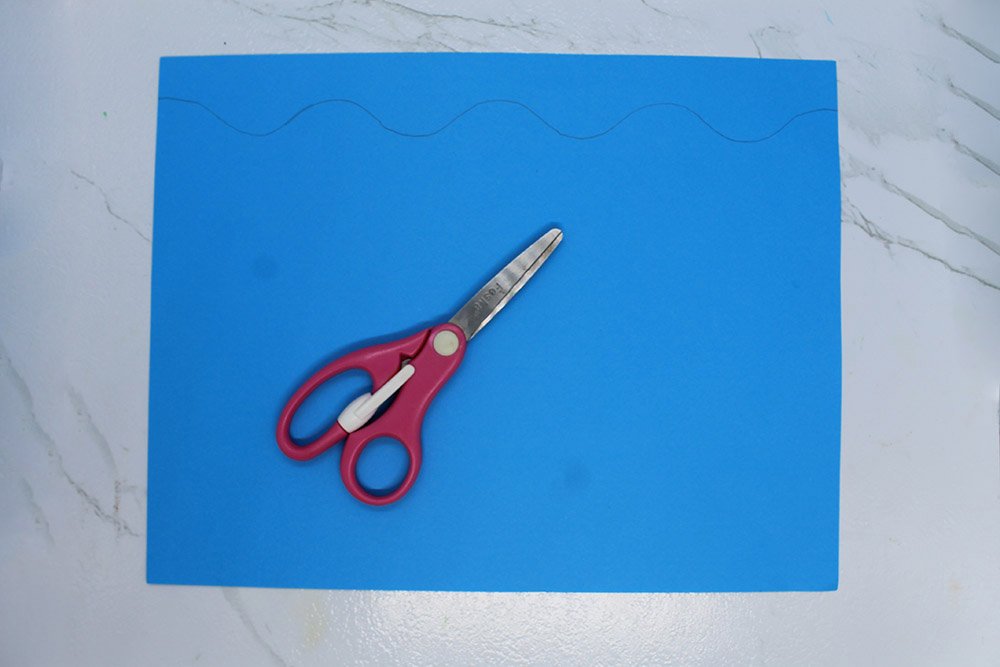 How to Make a Paper Plate Whale - Step 13