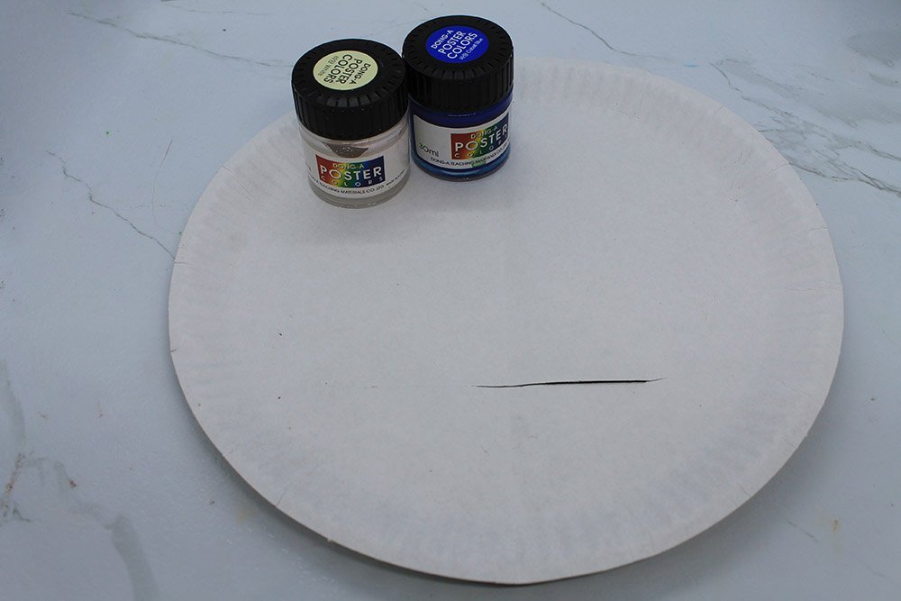 How to Make a Paper Plate Whale - Step 4