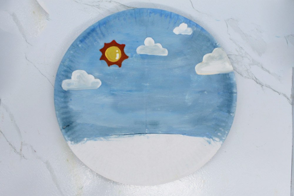 How to Make a Paper Plate Whale - Step 7