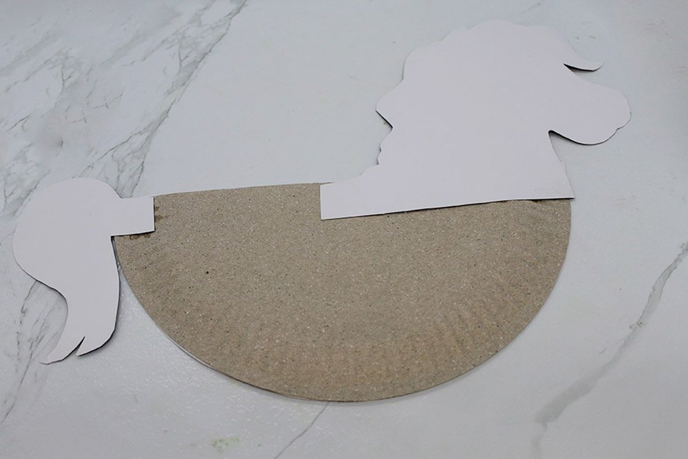 How To Make A Paper Plate Horse - Step 14
