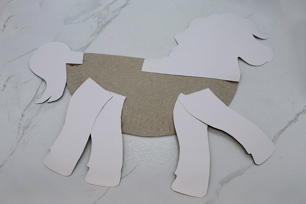 How To Make A Paper Plate Horse - Step 20