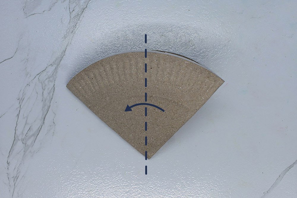How To Make a Paper Plate Beach Ball - Step 3