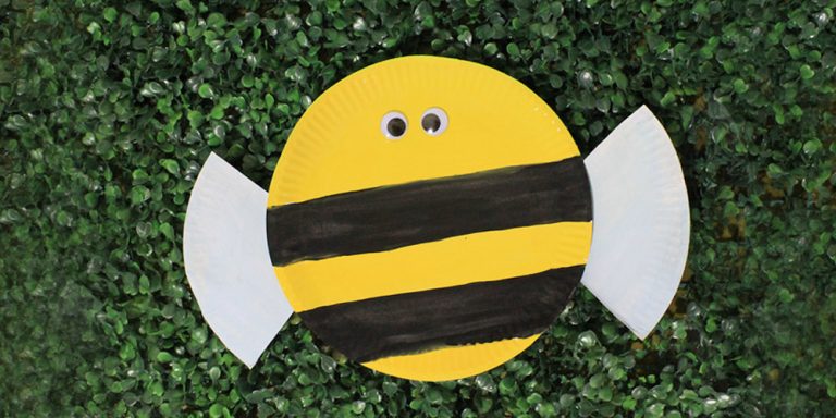 Learn How to Make a Simple Paper Plate Bee