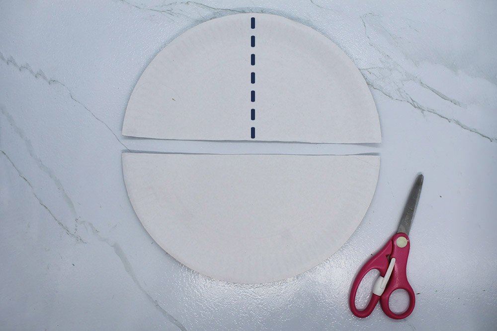 How to Make a Paper Plate Bird - Step 021