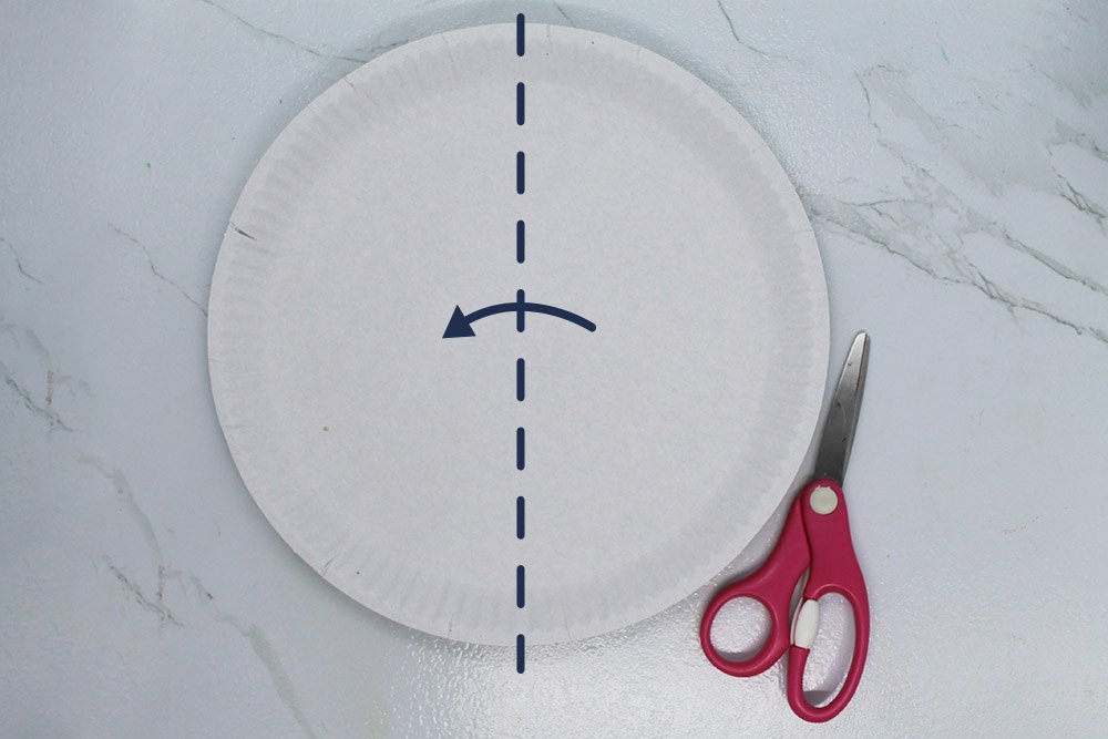 How to Make a Paper Plate Bird - Step 05