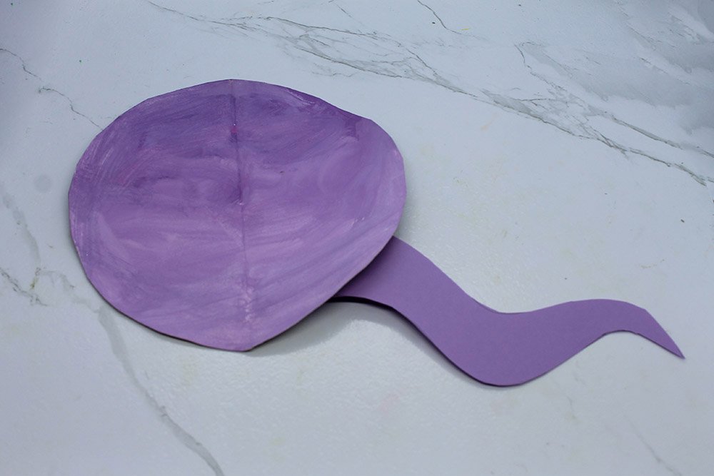 How to Make a Paper Plate Octopus - Step 14