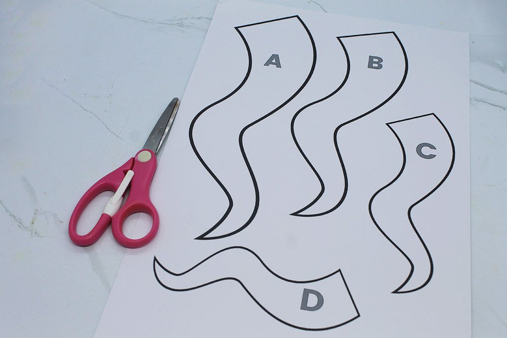How to Make a Paper Plate Octopus - Step 7