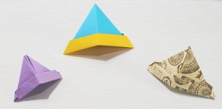 Origami Hat Instruction - Thumbnail