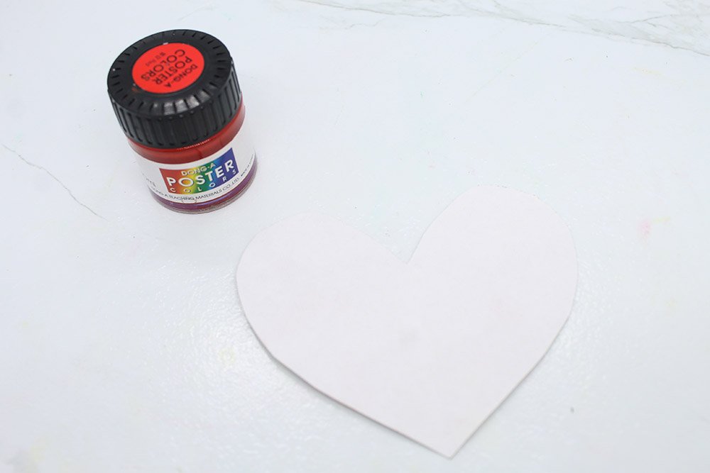 How To Make a Paper Plate Heart - Step 011