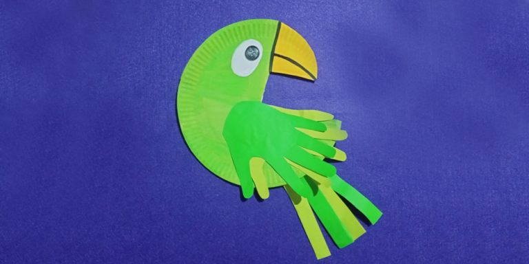 Best Paper Plate Parrot Craft for Kids | Fast and Easy