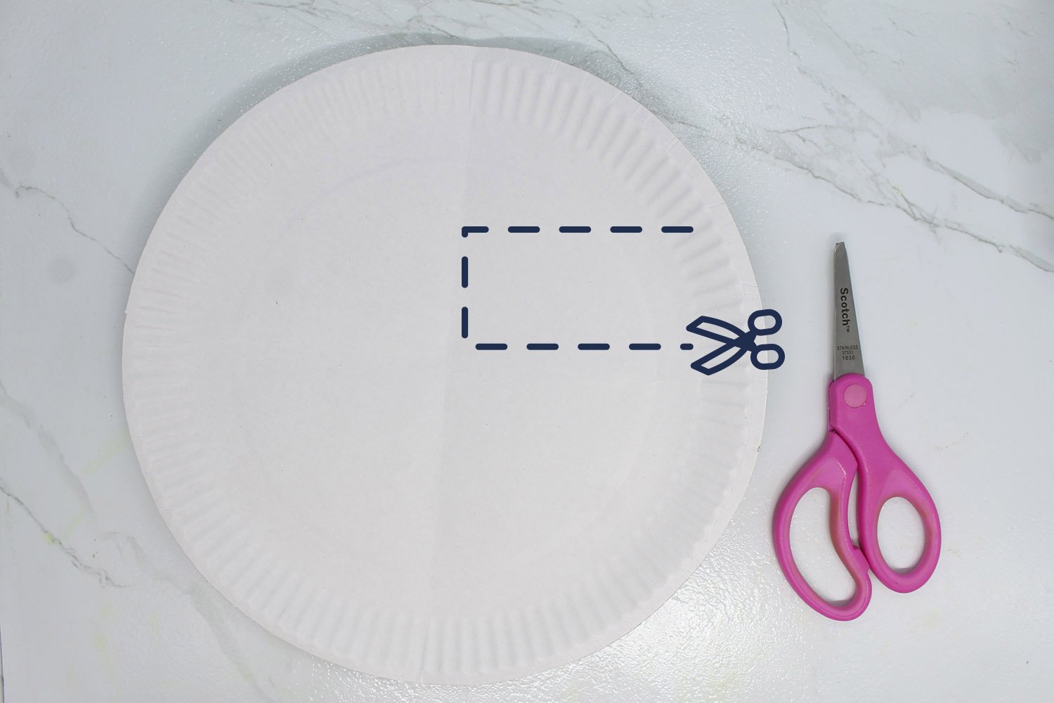 How to Make a Paper Plate Parrot - Step 02
