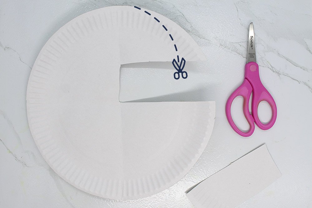 How to Make a Paper Plate Parrot - Step 03