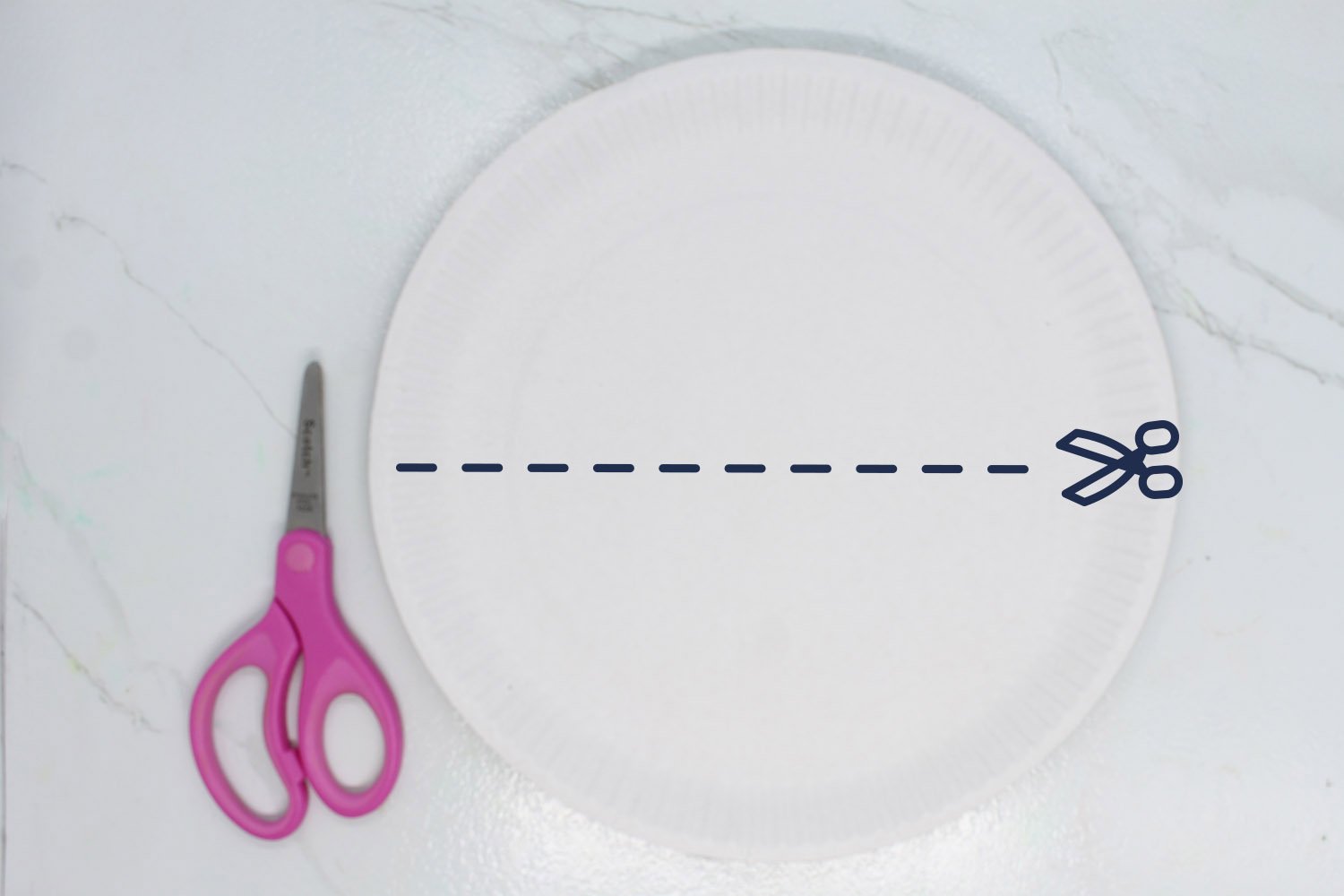 How to Make a Paper Plate Peacock - Step 011