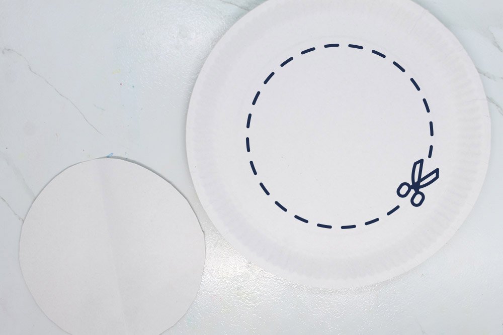 How to Make a Paper Plate Mouse - Step 4