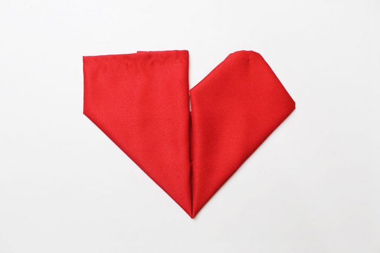 Napkin Folding Heart 5 Easy Steps