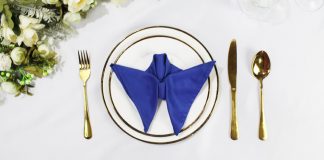 How to Fold a Butterfly Napkin Thumbnail