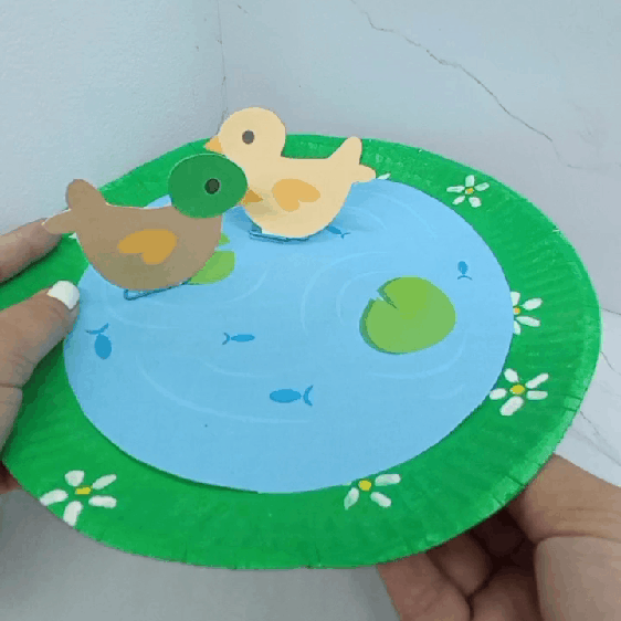 How To Make a Paper Plate Duck